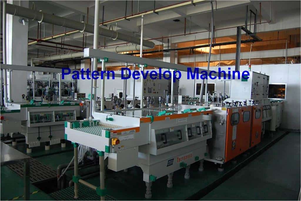 PCB pattern develop machine
