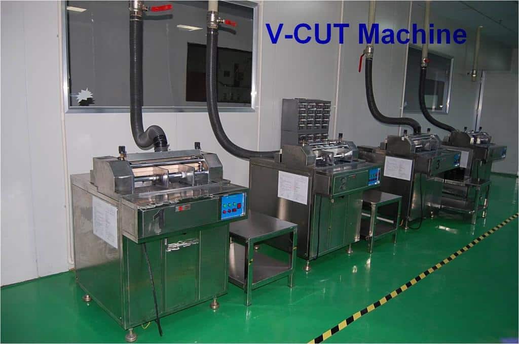 v-cut machine